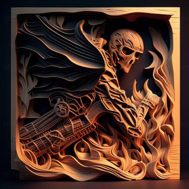 3D model st ghost rider (STL)